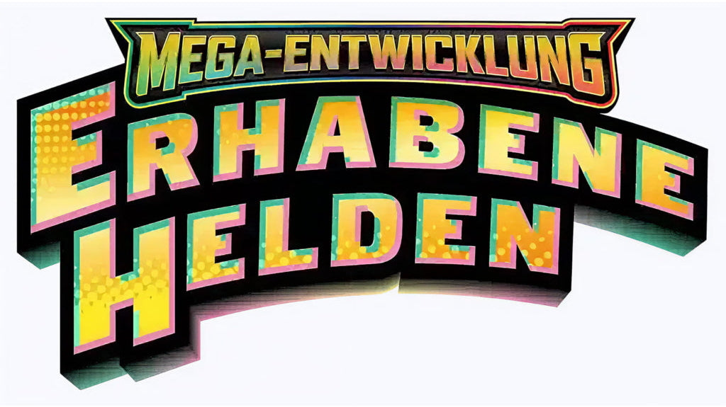 Pokémon Mega-Entwicklung Erhabene Helden – offizielles Set-Logo 2026