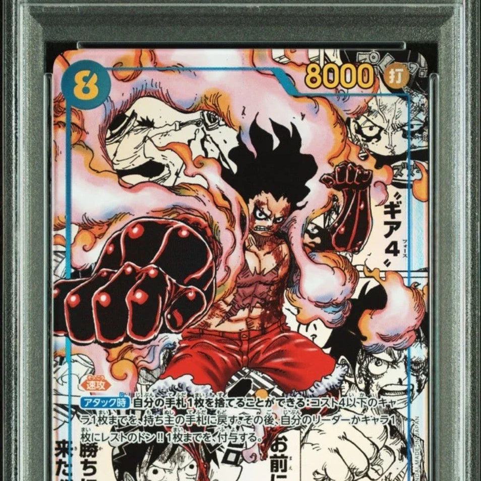 PSA 10 GEM MT Monkey D. Luffy OP11 #118 – Manga Alternate Art SEC – japanische One Piece Karte