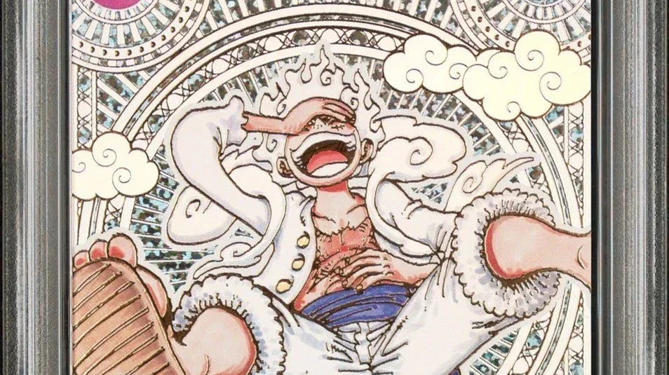 PSA 10 GEM MT Monkey D. Luffy OP11 3rd Anniversary Gold – japanische One Piece Karte im PSA Slab