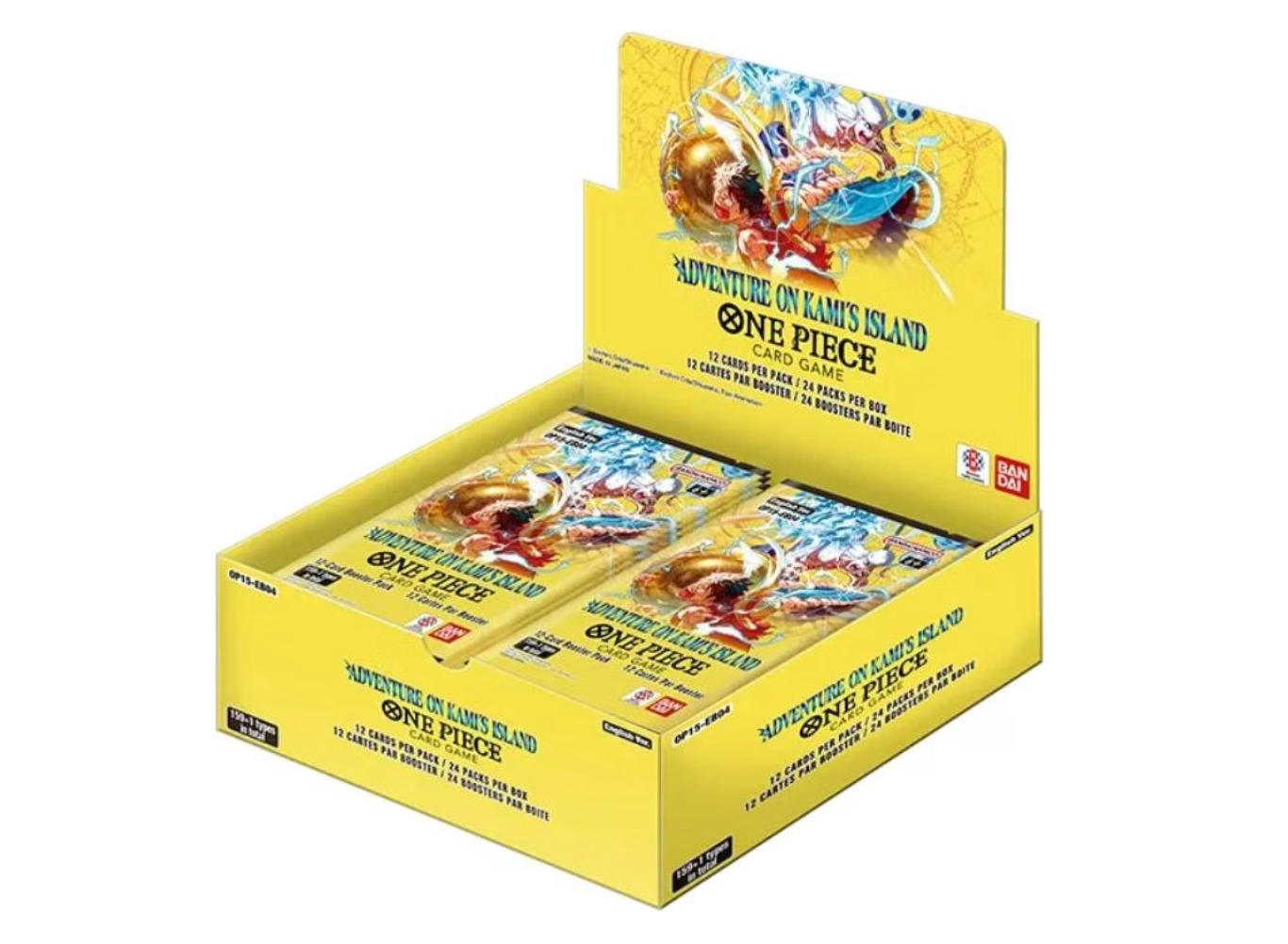 One Piece Card Game OP-15 Adventure on Kami's Island – Englische Booster Box | 24 Packs | Bandai