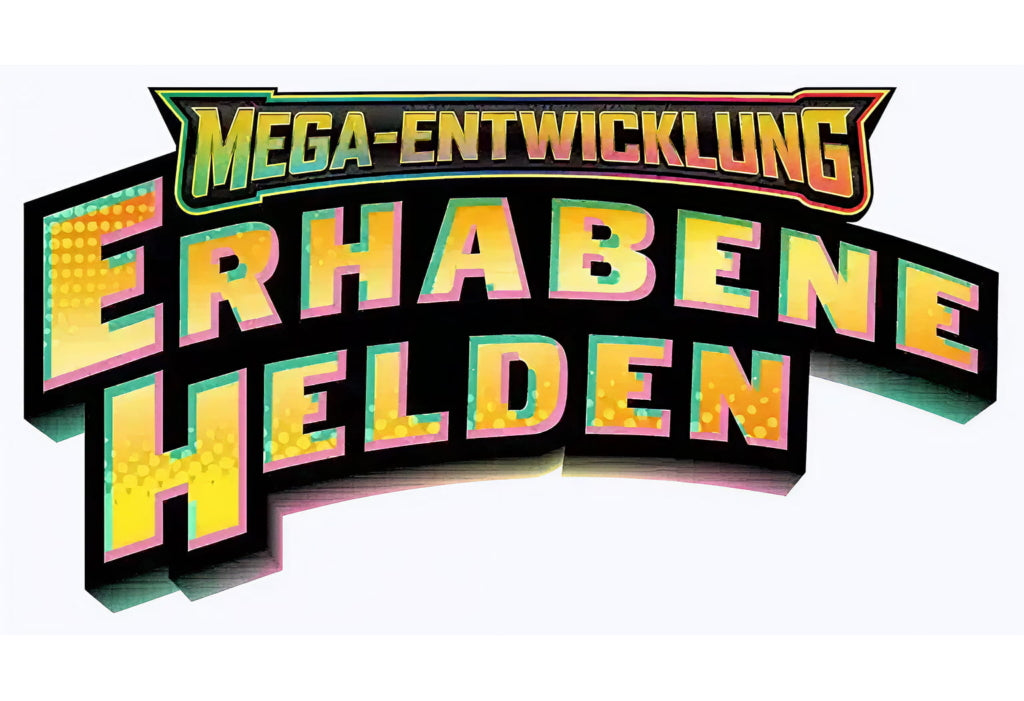 Pokémon Mega-Entwicklung Erhabene Helden – offizielles Set-Logo 2026